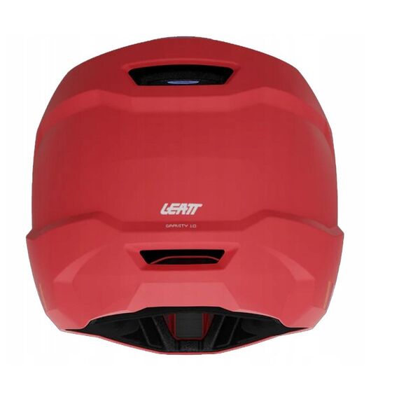 LEATT MTB Gravity 1.0 V24 Full-Face Cycling Helmet, Size M, Red