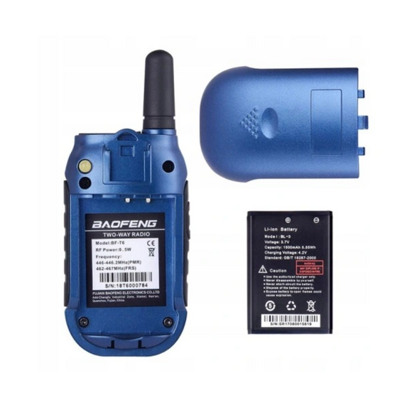 Walkie-Talkie Baofeng BF-T6 Panda Blue