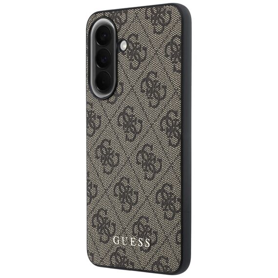 Etui Guess 4G Charm na Samsung Galaxy A57 5G - brązowe