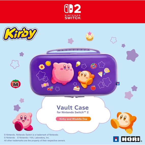 HORI - Vault Case for Nintendo Switch 2 (Kirby and Waddle Dee) - Purple / Nintendo Switch 2