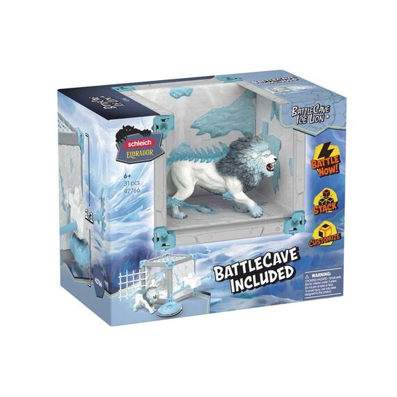 Schleich - BattleCave Ice Lion (42766) / Toys