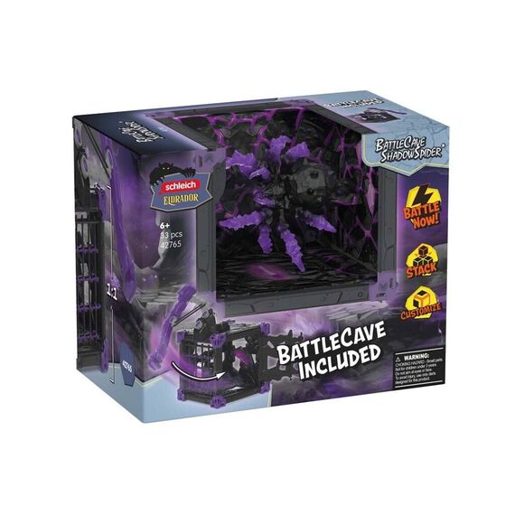 Schleich - BattleCave Shadow Spider (42765) / Toys