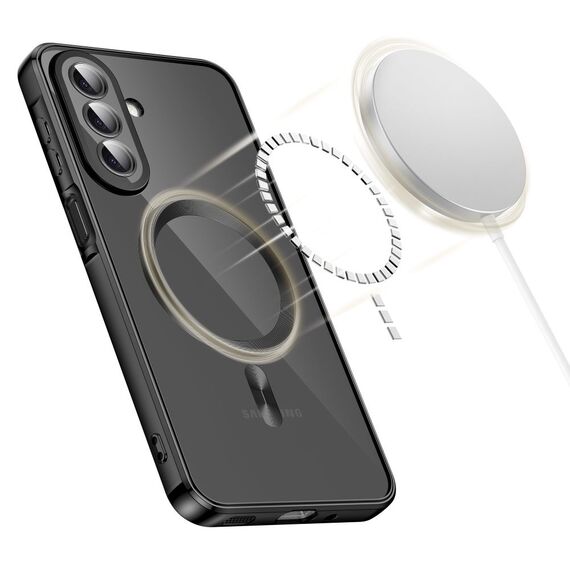Etui Tech-Protect MagFlex MagSafe na Samsung Galaxy A27 5G - przezroczysto-czarne