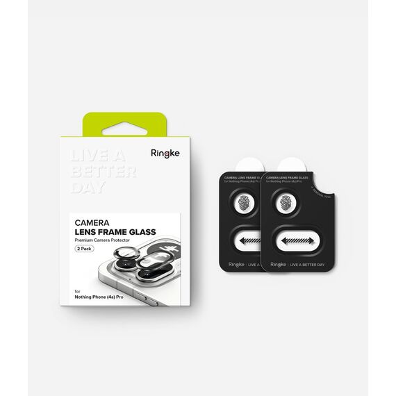 Osłona aparatu Ringke Camera Frame Protector 2-Pack na Nothing Phone 4A Pro - czarna