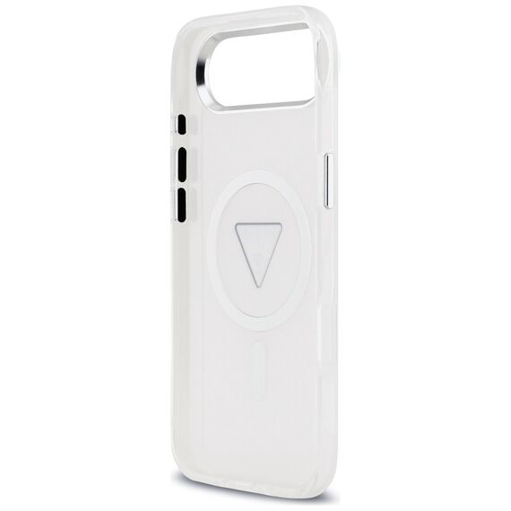 Etui Guess IML Gradient Triangle Logo MagSafe na iPhone Air - przezroczyste