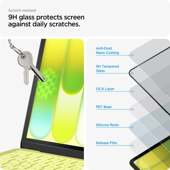 Szkło hartowane Spigen Glas.tR Slim FC na MacBook Neo 13" 2026 - czarne