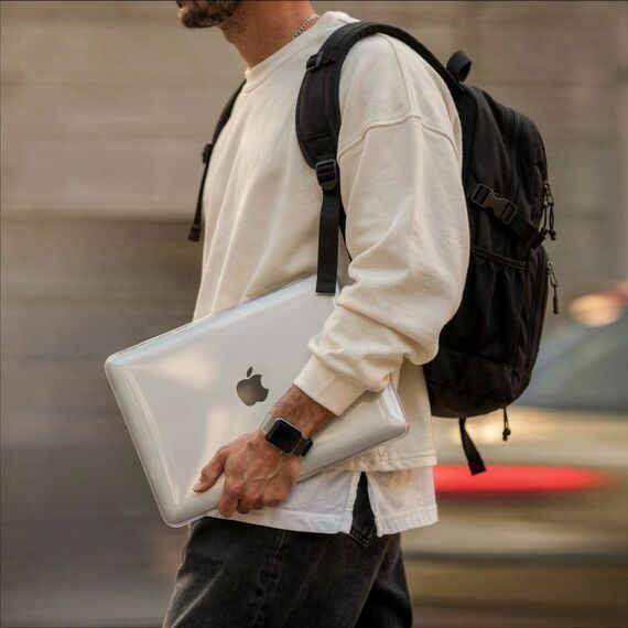Etui Tech-Protect Softshell na MacBook Neo 13" 2026 - przezroczyste