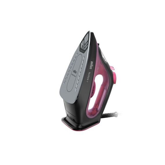 Braun TexStyle 1 Dry & Steam iron Ceramic soleplate 2000 W Black, Purple