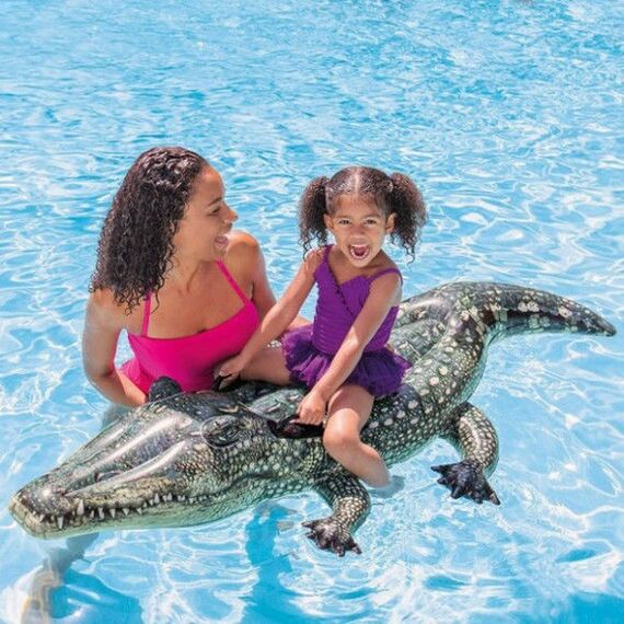 INTEX - Realistic Gator Ride-On (57551) / Toys