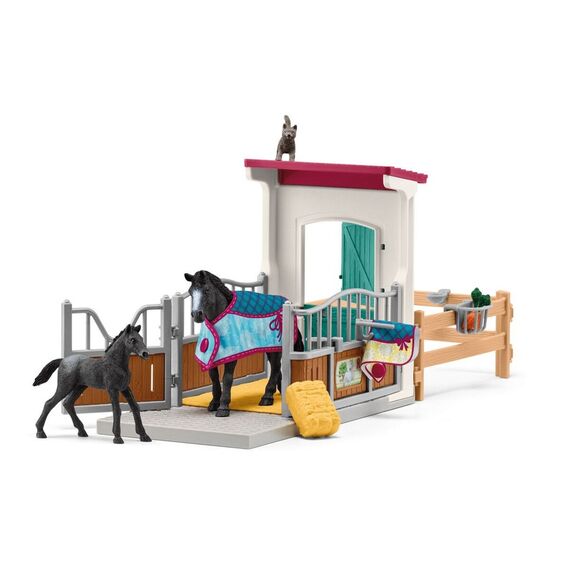 Schleich - Horse Club - Horse Box with Mare and Foal (42611) / Toys
