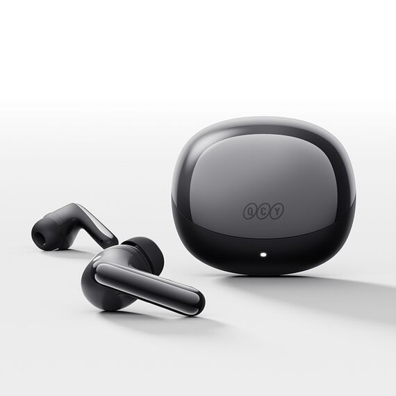 QCY Melobuds N60 Wireless In-Ear Headphones with LDAC and ANC Noise Cancellation - Black