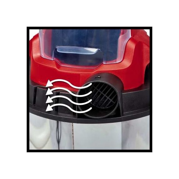 Einhell TC-VC 18/20 Li S-Solo Black, Grey, Red 20 L