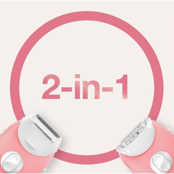BRAUN Silk-épil 3 SE3-277 Epilator, White and Pink