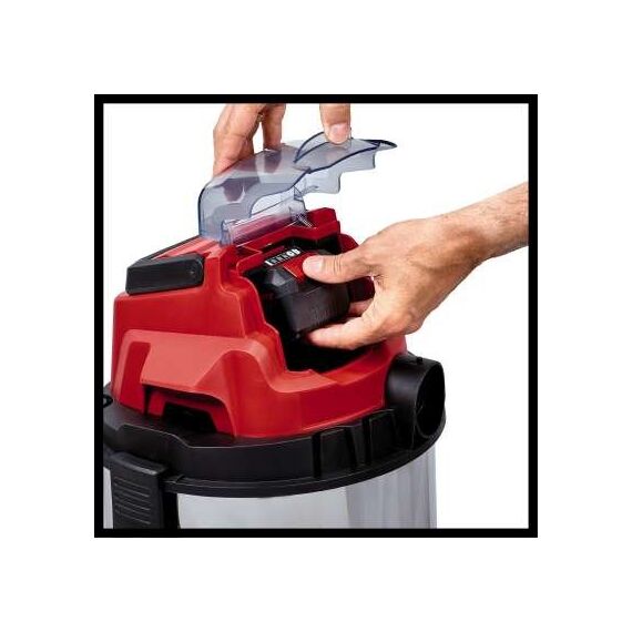 Einhell TC-VC 18/20 Li S-Solo Black, Grey, Red 20 L