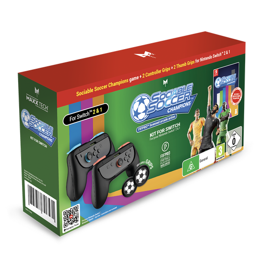Maxx Tech - Sociable Soccer Champions Kit / Switch / Switch 2 / Nintendo Switch