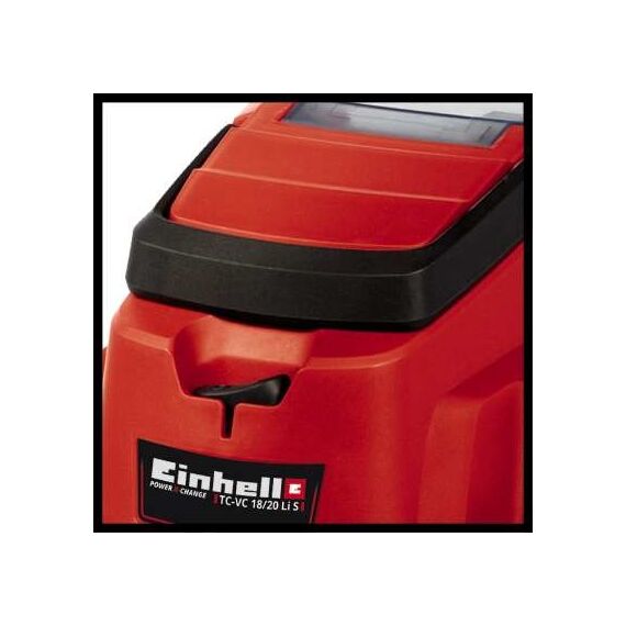 Einhell TC-VC 18/20 Li S-Solo Black, Grey, Red 20 L