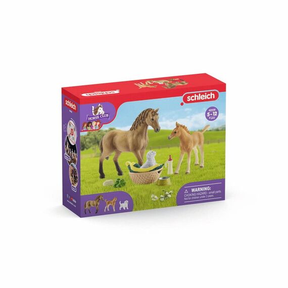 Schleich - Horse Club - Sarah’s Baby Animal Care (42432) / Toys