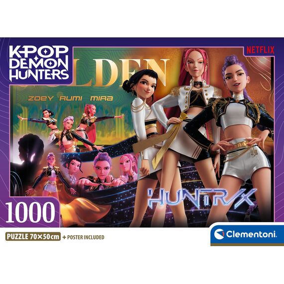 Clementoni - Puzzle K-Pop Demon Hunters 3, 1000 pieces (I-37126) / Toys