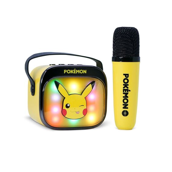 OTL - Light Up Wireless Karaoke Speaker W/ Microphone - Pikachu / Toys