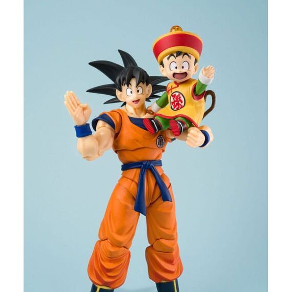 DRAGON BALL Z - Goku, Gohan & Kintoun - Figure S.H. Figuarts 14 & 6cm