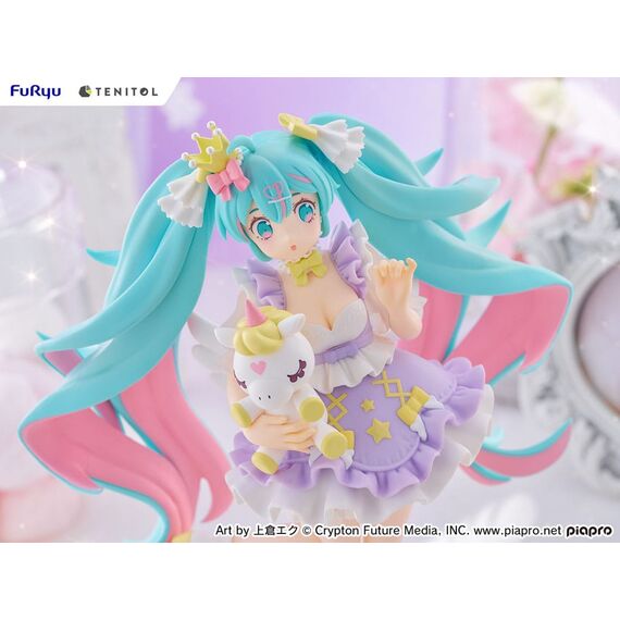 HATSUNE MIKU - Yumekawa Lavender - Statue Tenitol 21cm