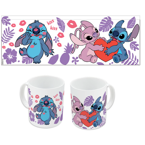 STITCH & ANGEL - Love - Ceramic Mug 11oz