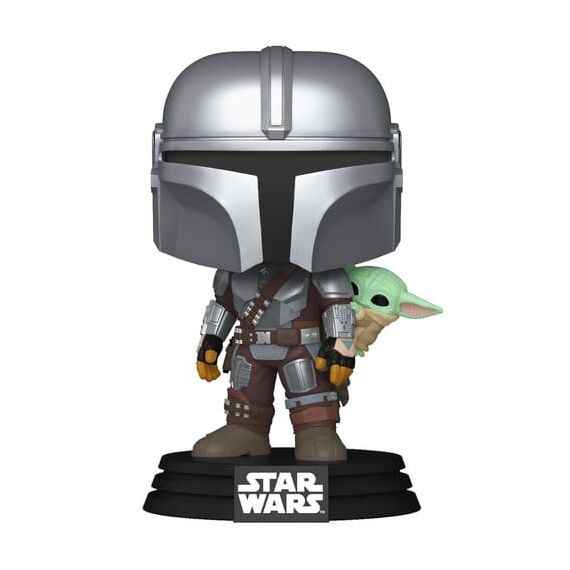 MANDALORIAN & GROGU - POP Star Wars N° 818 - Mandalorian With Grogu