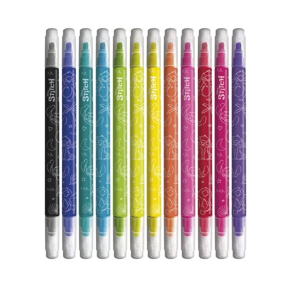 STITCH - Set of 12 Eraseable Markers
