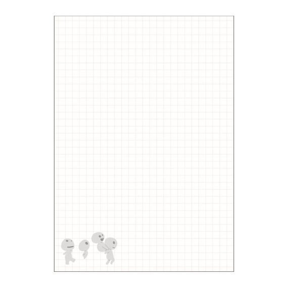 PRINCESS MONONOKE - Kodama - Notebook B6 12.8x18.2cm
