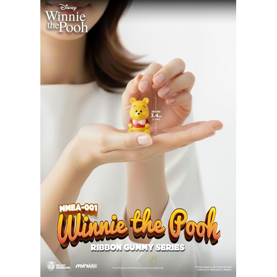 WINNIE THE POOH - Ribbon Gummy Series - Set 24 Figure Blind Box 3.5cm