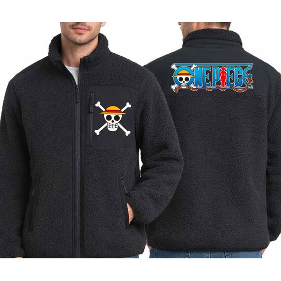 ONE PIECE - Logo - Sherpa Jacket (XXL)