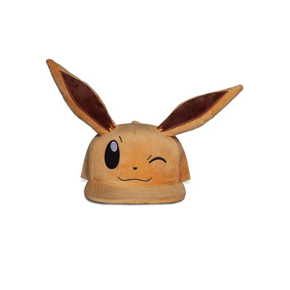 POKEMON - Eevee Winking - Plush Premium Snapback