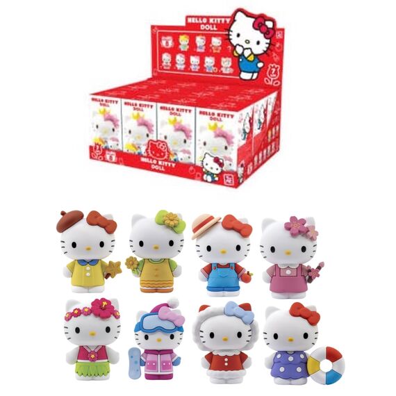 HELLO KITTY - Four Season Series -Assortiment 12 Fig. 7cm Blind Box