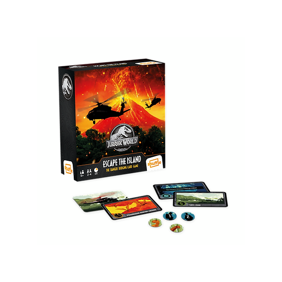 JURASSIC WORLD - Shuffle - Escape Island - Card Games FR/NL