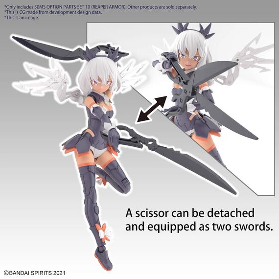 30MS - Option Parts Set 10 (Reaper Armor) - Model Kit