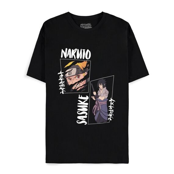 NARUTO SHIPPUDEN - Naruto & Sasuke - Men's T-Shirt (XL)
