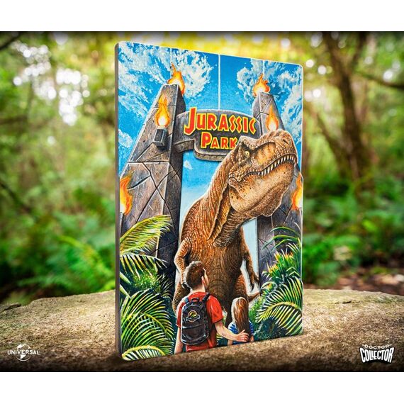 JURASSIC PARK - Gates - 3D WoodArts Poster '30x40cm'