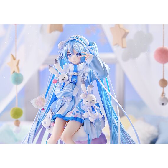 HATSUNE MIKU - Snow Miku Yukiiro Pop - Statue 1/7 24cm