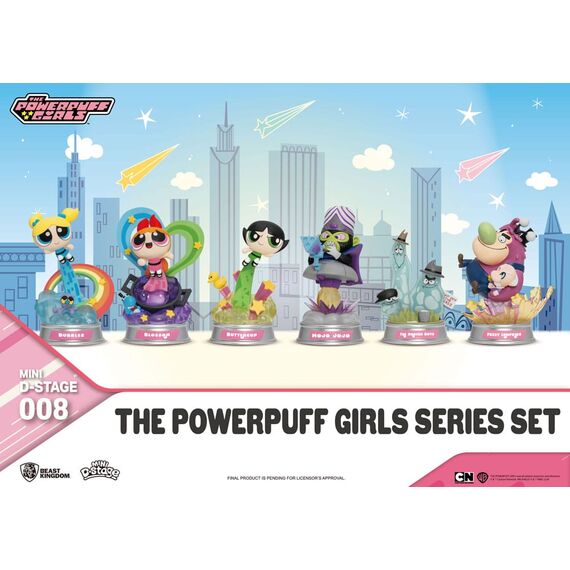 THE POWERPUFF GIRLS - Figure Mini Diorama 12cm assortment x6