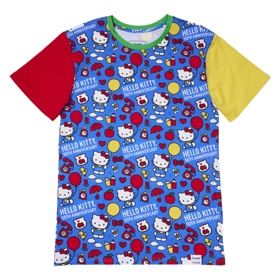 HELLO KITTY - 50th Anniversary - T-Shirt Unisex Loungefly (S)