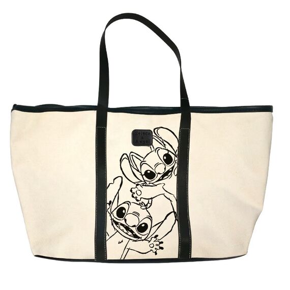 STITCH & ANGEL - Cotton Shoulder Bag - 35x31x20cm