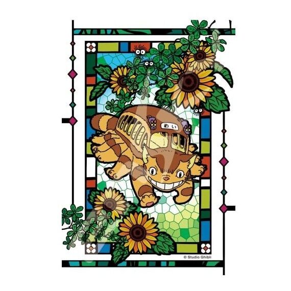 MY NEIGHBOR TOTORO - Catbus - Stained Glass Puzzle 126P