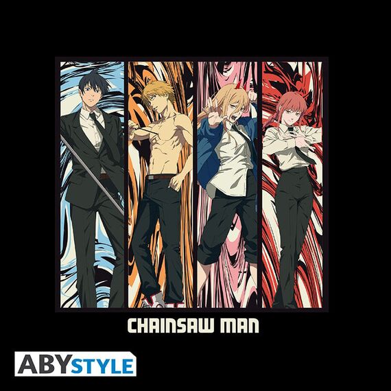 CHAINSAW MAN - T-Shirt Group Unisex black (XL)
