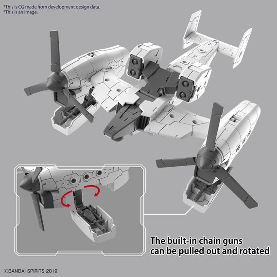 30MM - 1/144 Extended Armament Vehicle (TILT ROTOR Ver.) - Model Kit