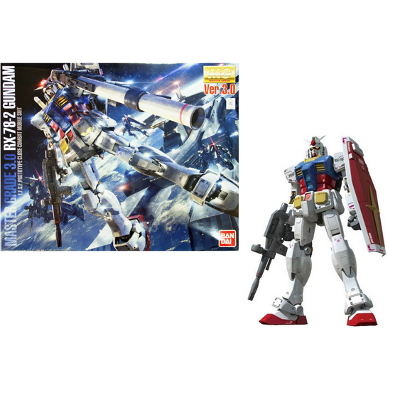GUNDAM - Model Kit - Master Grade - RX-78-2 Gundam Ver 3.0 - 18 CM
