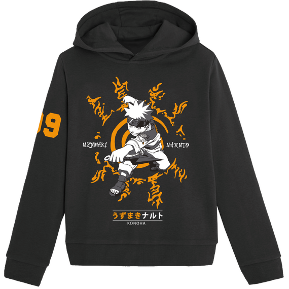 NARUTO - Naruto Uzumaki Konoha - Kid Sweat-Shirt (8 Ans)