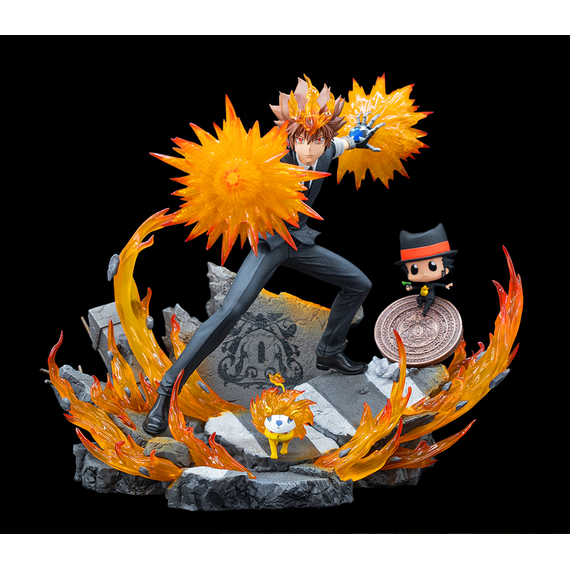 REBORN - Tsuna, Reborn & Natsu - Statue 37cm