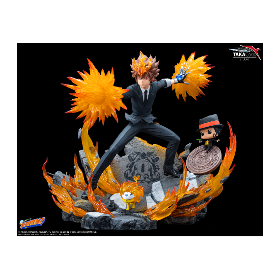 REBORN - Tsuna, Reborn & Natsu - Statue 37cm
