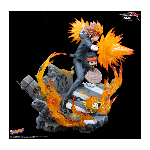 REBORN - Tsuna, Reborn & Natsu - Statue 37cm