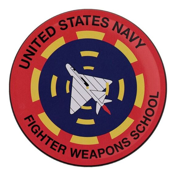 TOP GUN - 4 Embossed Metal Coasters